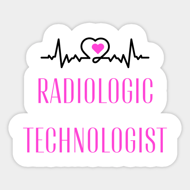 A Special Gift for a Radiologic Technologist Sticker by FairyMay